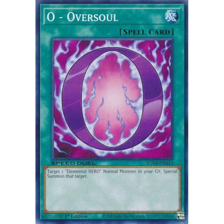 Image for O - Oversoul (SGX4-ENA13) (SGX4) - YuGiOh