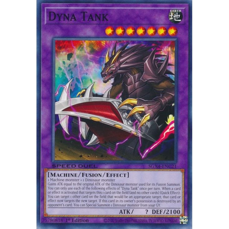 Image for Dyna Tank (SGX4-ENC21) (SGX4) - YuGiOh