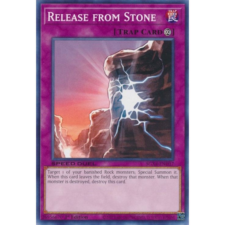 Image for Release from Stone (SGX4-END17) (SGX4) - YuGiOh