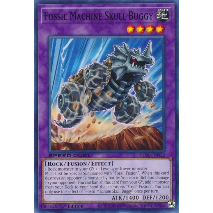 Image for Fossil Machine Skull Buggy (SGX4-END22) (SGX4) - YuGiOh