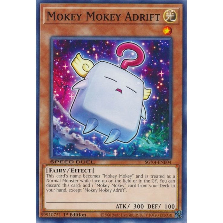 Image for Mokey Mokey Adrift (SGX4-ENE04) (SGX4) - YuGiOh