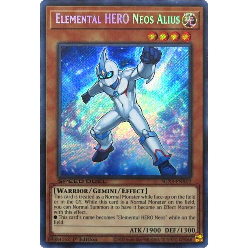 Image for Elemental HERO Neos Alius (Secret Rare) (SGX4-ENA02) (SGX4) - YuGiOh