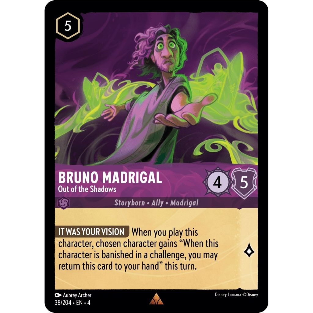 Image for Bruno Madrigal - Out of the Shadows (38/204) (4) - Disney Lorcana