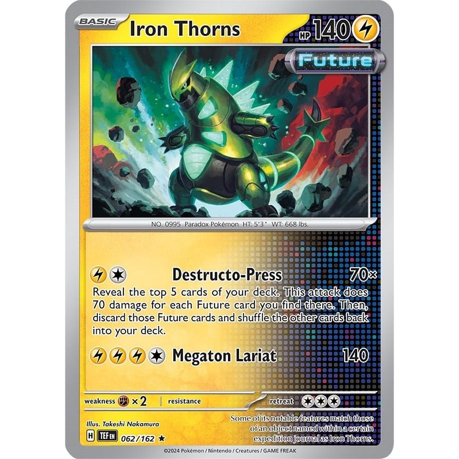 Image for Iron Thorns (062/162) (PR) - Pokemon