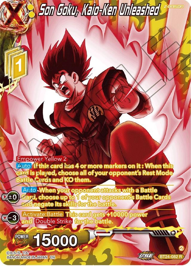 Image for Son Goku, Kaio-Ken Unleashed (Collector Booster Silver) (BT24-082) (BT24) - Dragon Ball Super: Masters