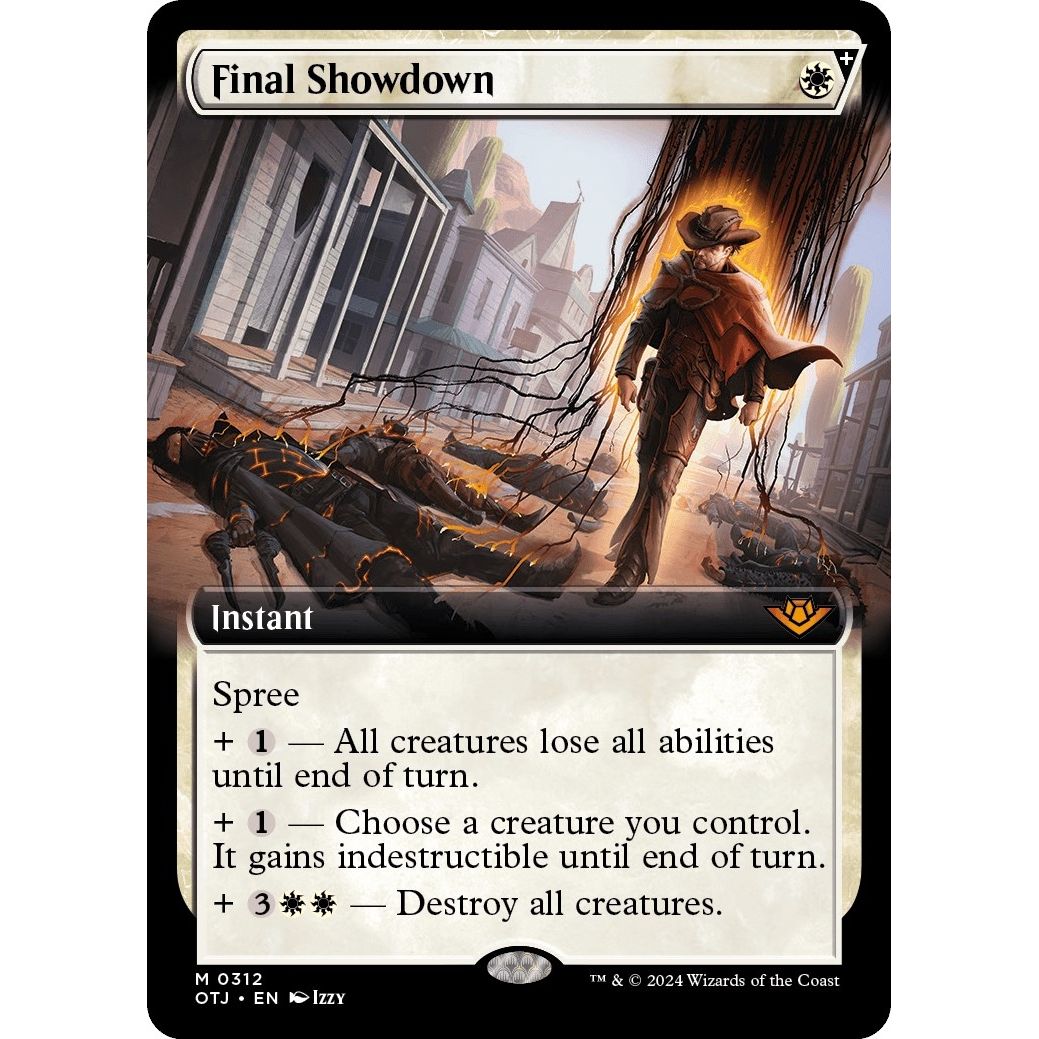Image for Final Showdown (Extended Art) (312) (OTJ) - Magic: The Gathering