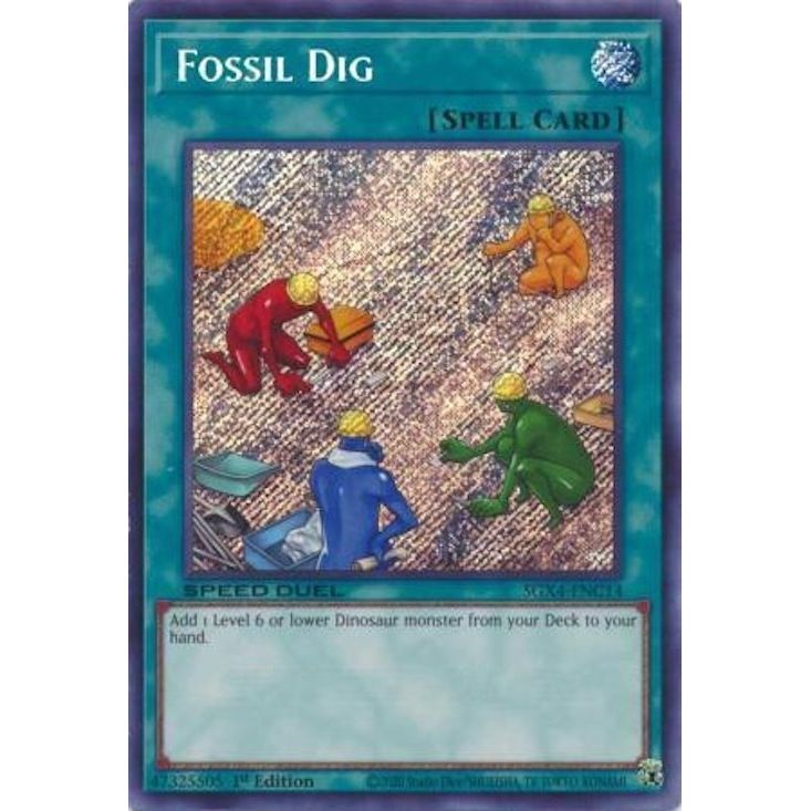 Image for Fossil Dig (Secret Rare) (SGX4-ENC14) (SGX4) - YuGiOh