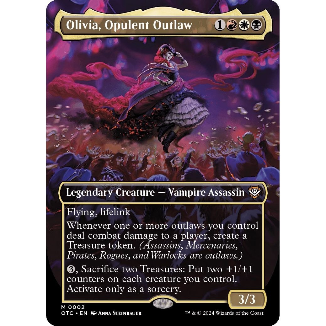 Image for Olivia, Opulent Outlaw (Borderless) (2) (OTC) - Magic: The Gathering