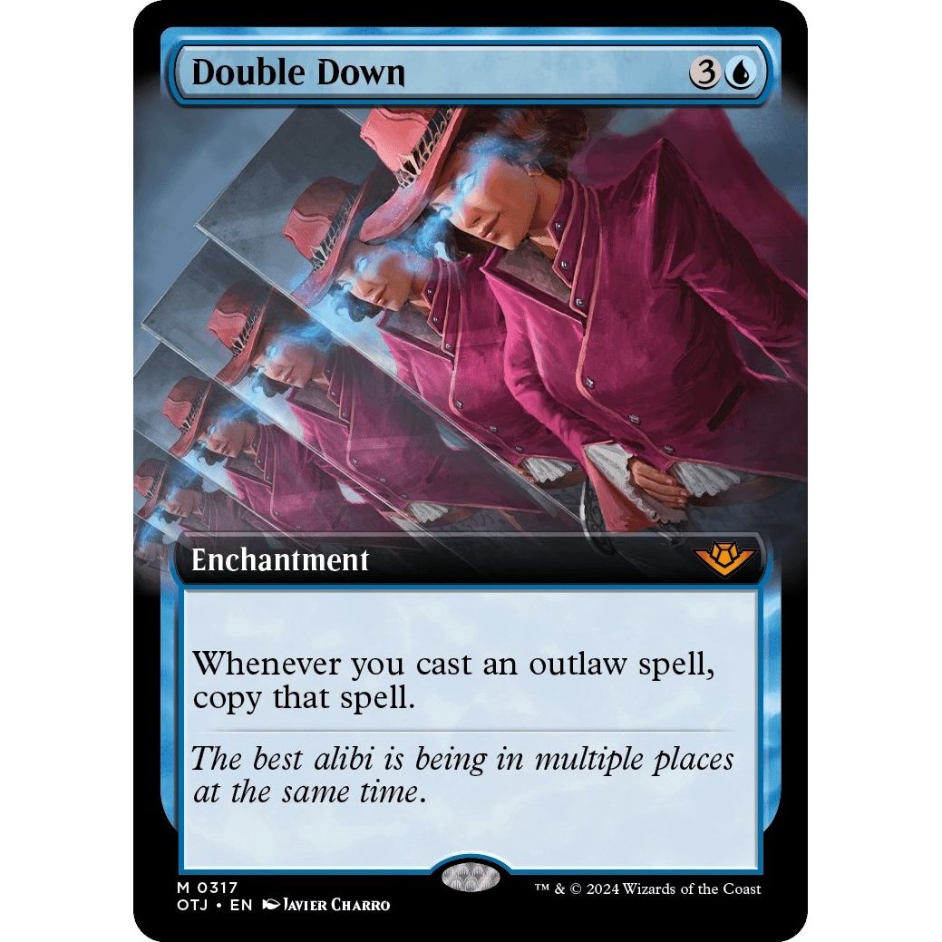 Image for Double Down (Extended Art) (317) (OTJ) - Magic: The Gathering