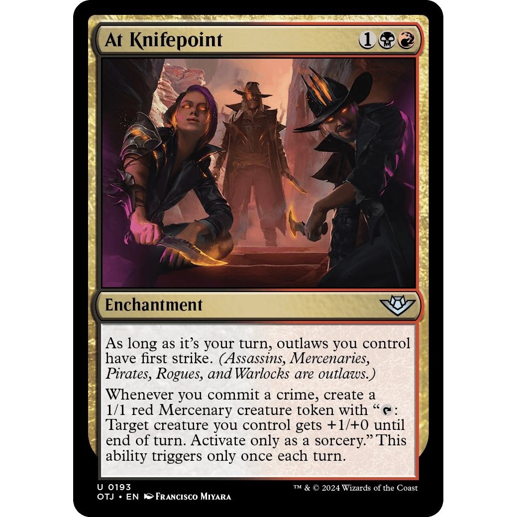 Image for At Knifepoint (193) (OTJ) - Magic: The Gathering