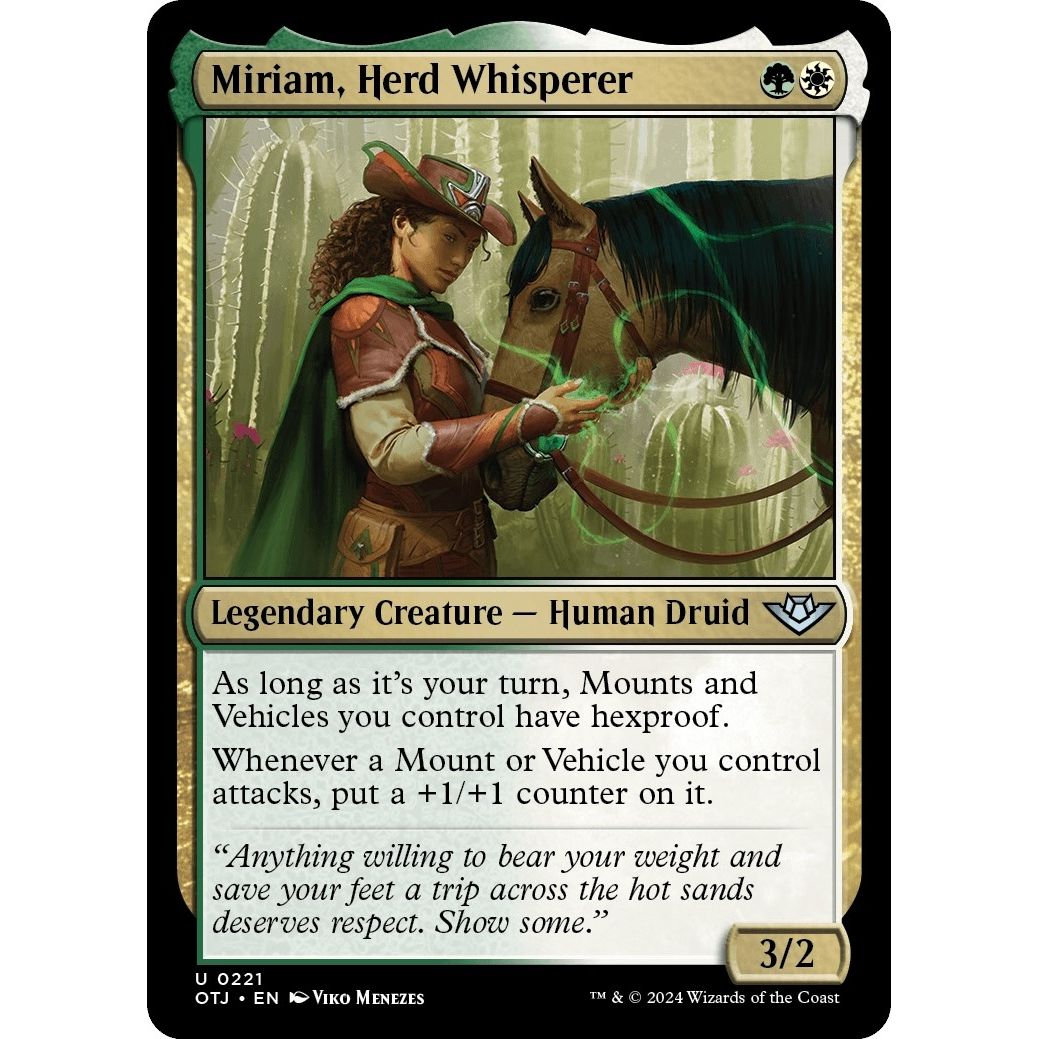 Image for Miriam, Herd Whisperer (221) (OTJ) - Magic: The Gathering
