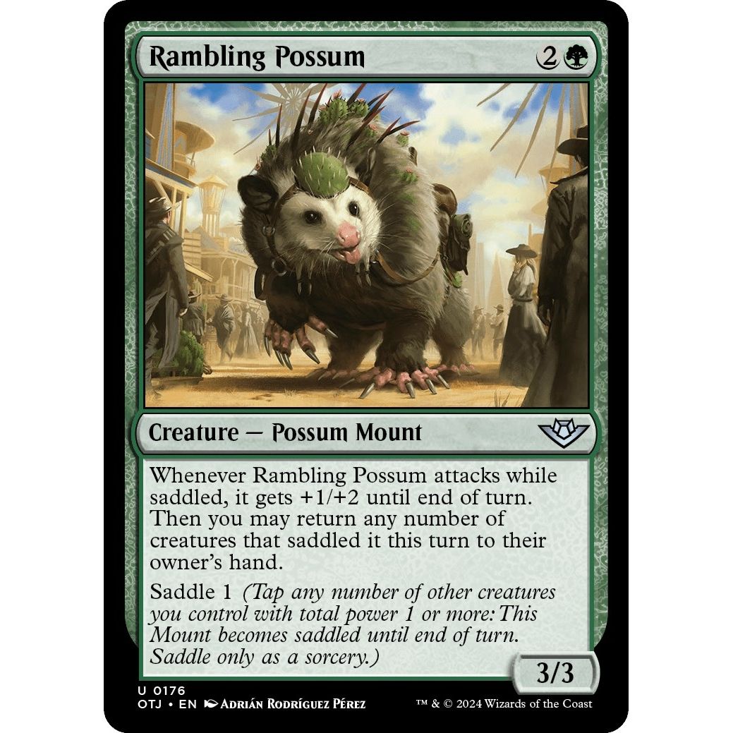 Image for Rambling Possum (176) (OTJ) - Magic: The Gathering