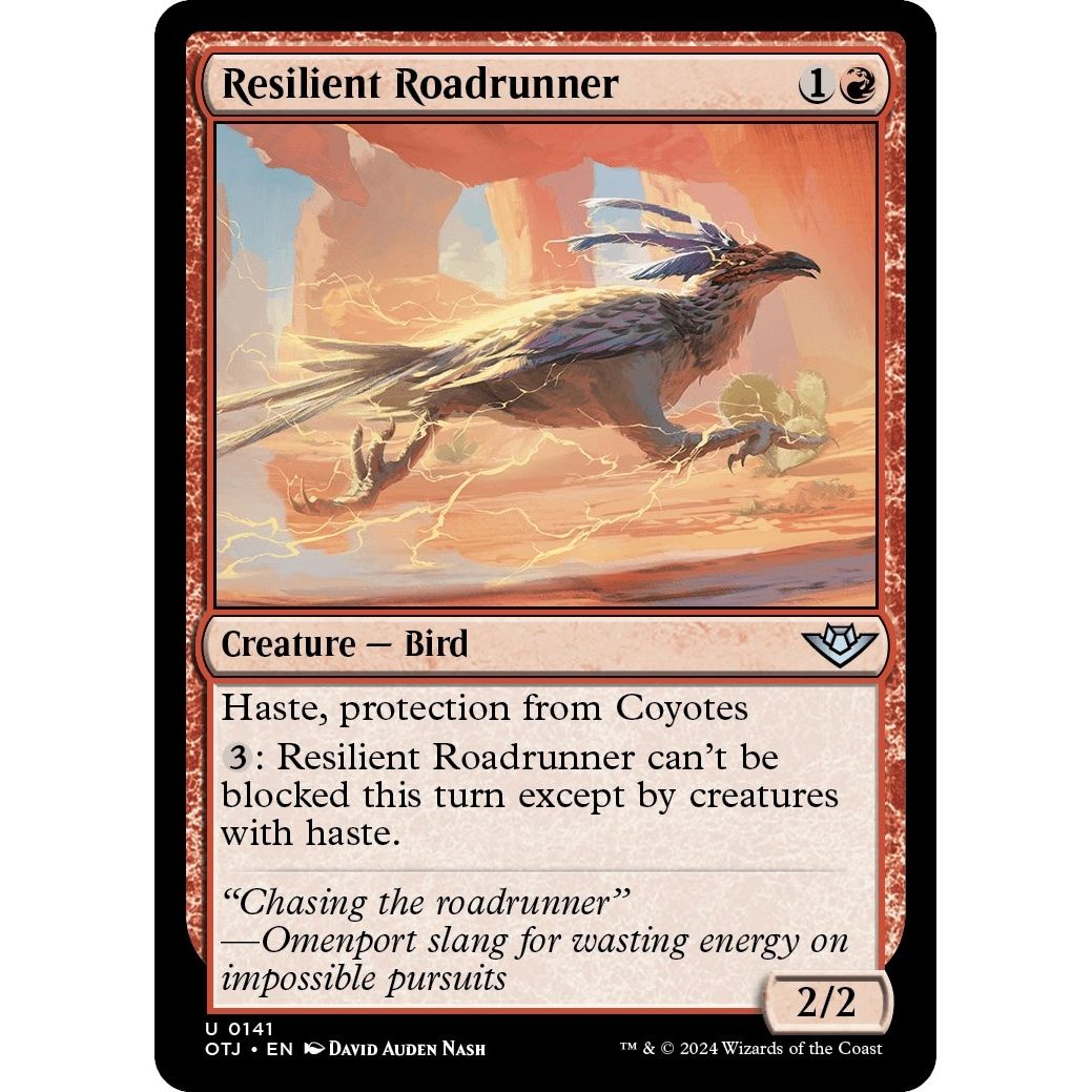 Image for Resilient Roadrunner (141) (OTJ) - Magic: The Gathering