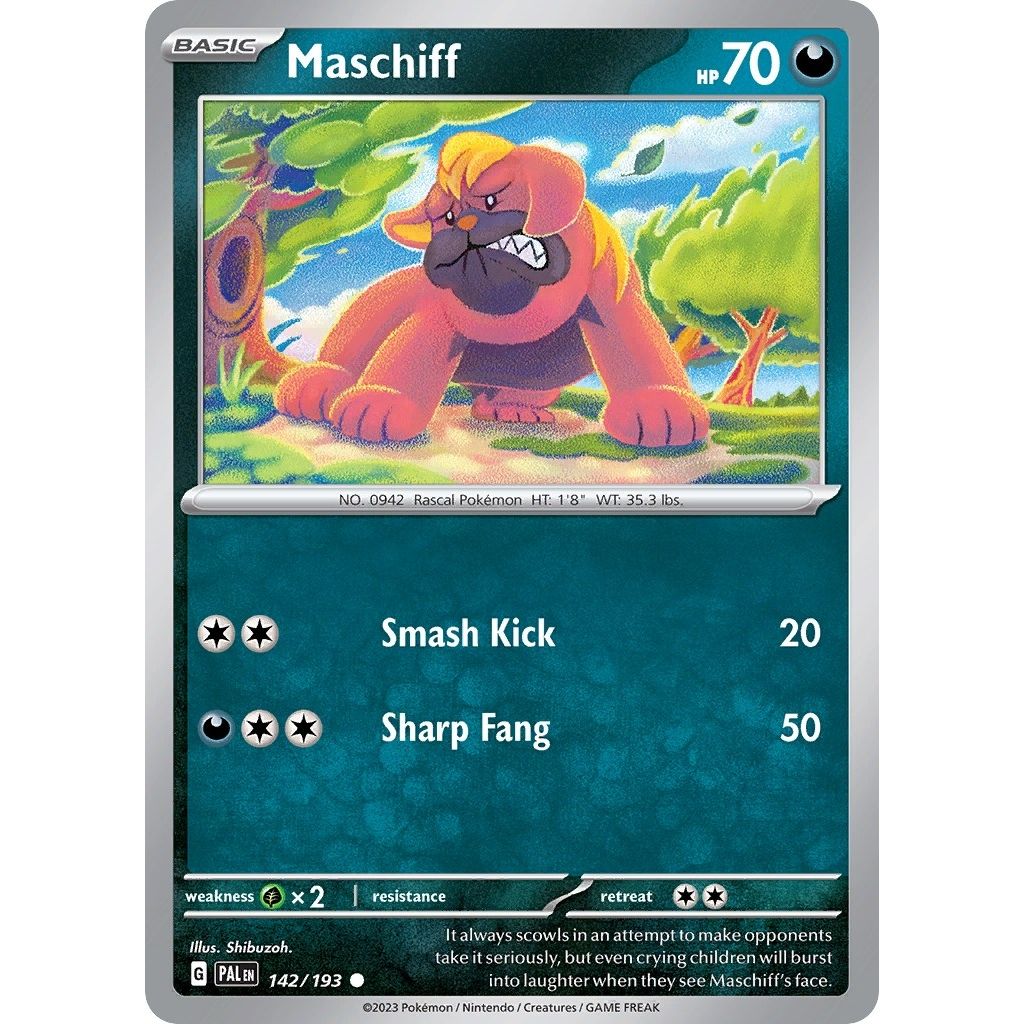 Image for Maschiff - 142/193 (Cosmos Holo) (142/193) (MCAP) - Pokemon