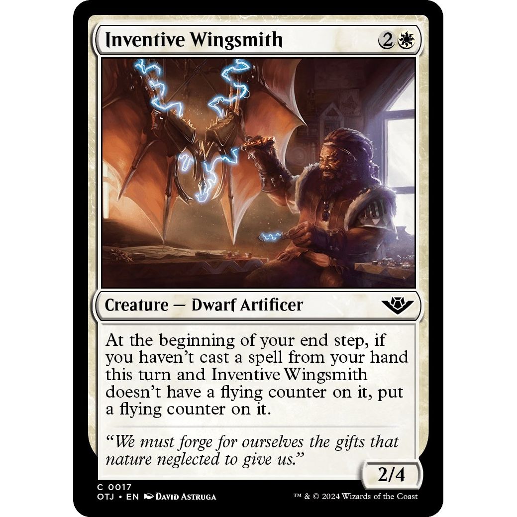 Image for Inventive Wingsmith (17) (OTJ) - Magic: The Gathering