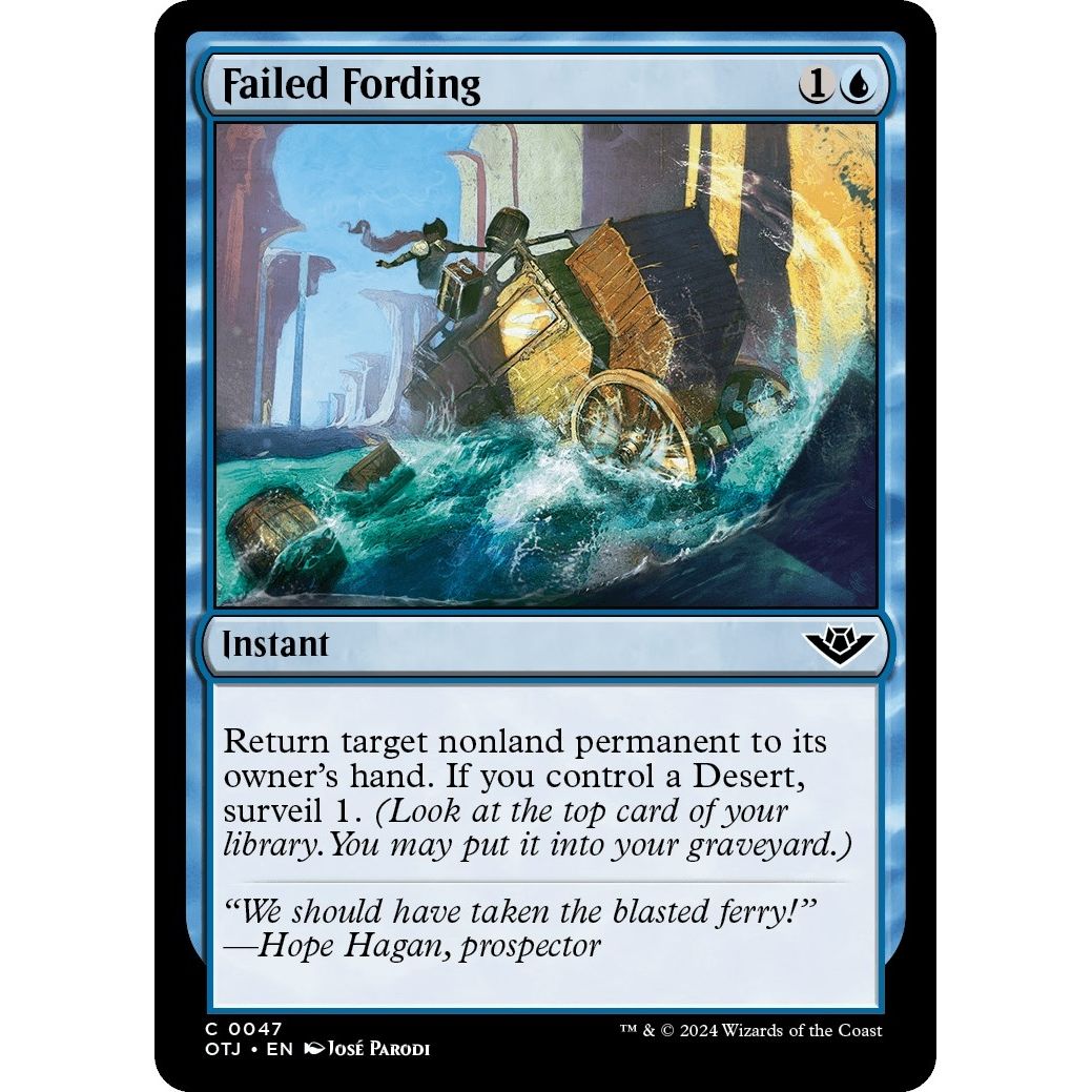 Image for Failed Fording (47) (OTJ) - Magic: The Gathering
