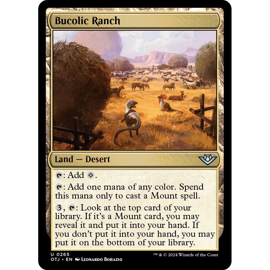 Image for Bucolic Ranch (265) (OTJ) - Magic: The Gathering
