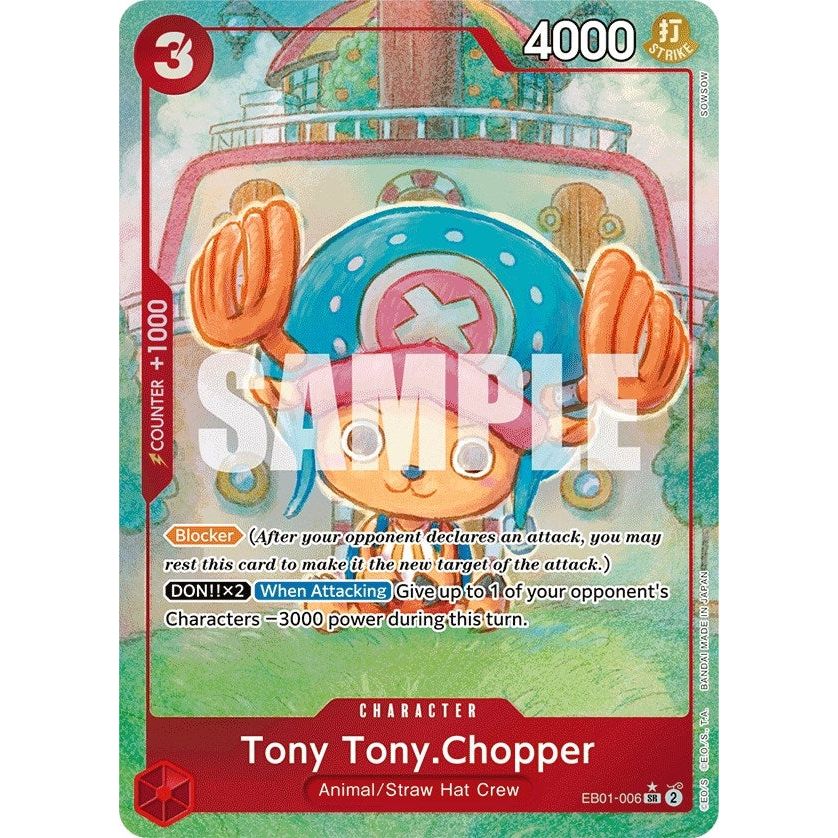 Image for Tony Tony.Chopper (Alternate Art) (EB01-006) (EB-01) - One Piece Card Game