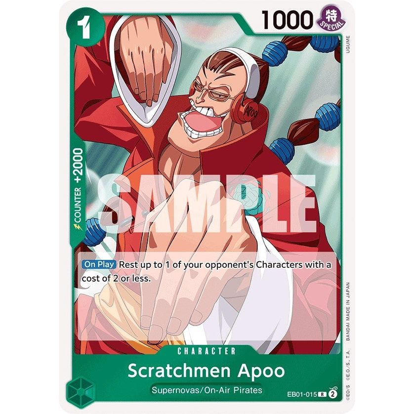 Image for Scratchmen Apoo (EB01-015) (EB-01) - One Piece Card Game