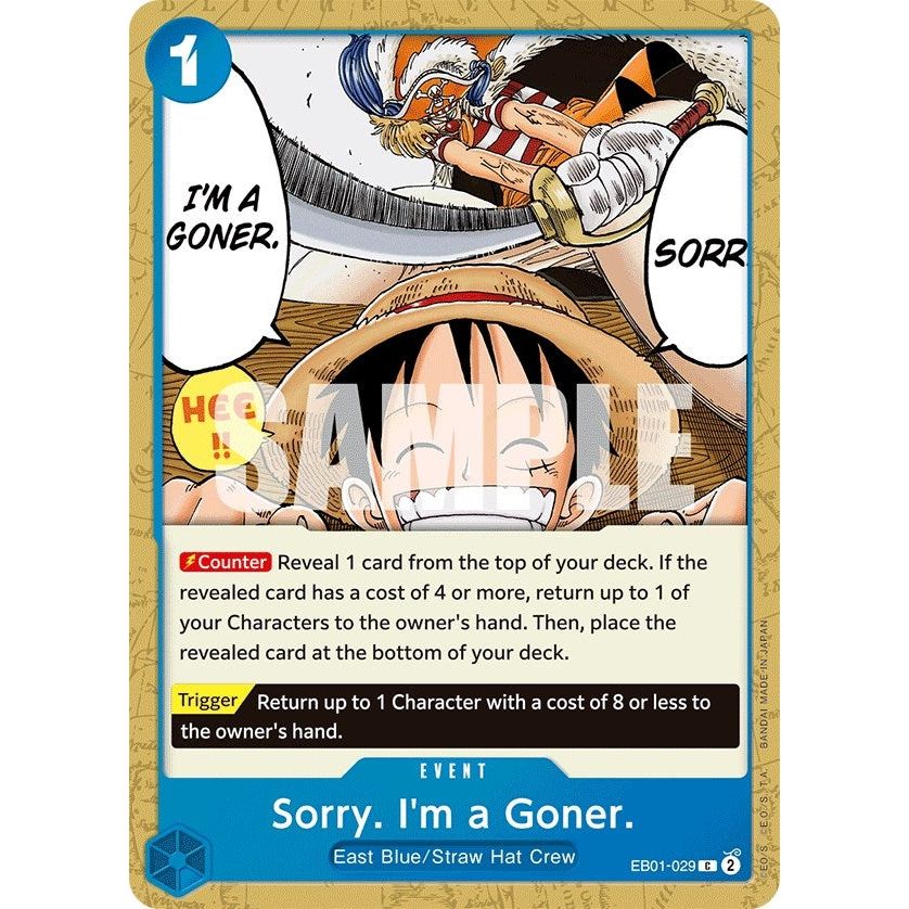 Image for Sorry. I'm a Goner. (EB01-029) (EB-01) - One Piece Card Game
