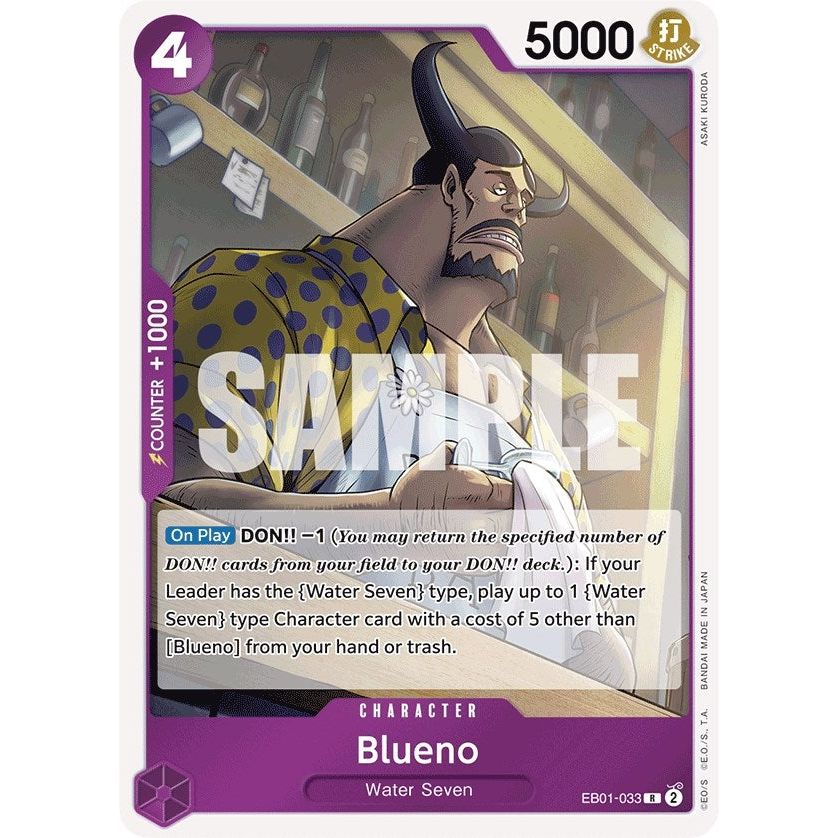 Image for Blueno (033) (EB01-033) (EB-01) - One Piece Card Game