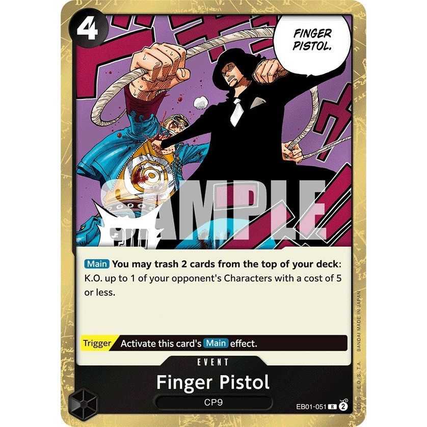 Image for Finger Pistol (EB01-051) (EB-01) - One Piece Card Game