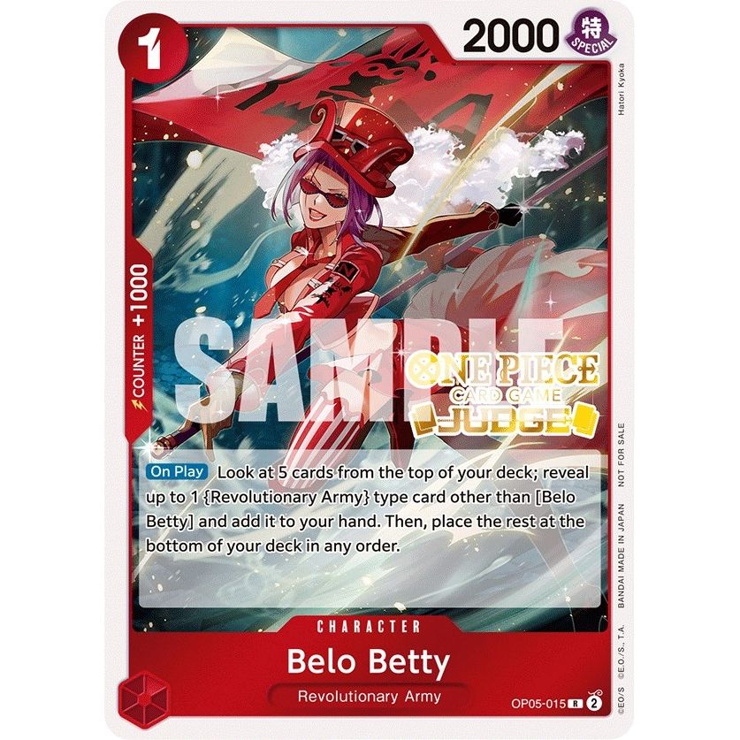 Image for Belo Betty (Judge Pack Vol. 3) (OP05-015) (OP-PR) - One Piece Card Game
