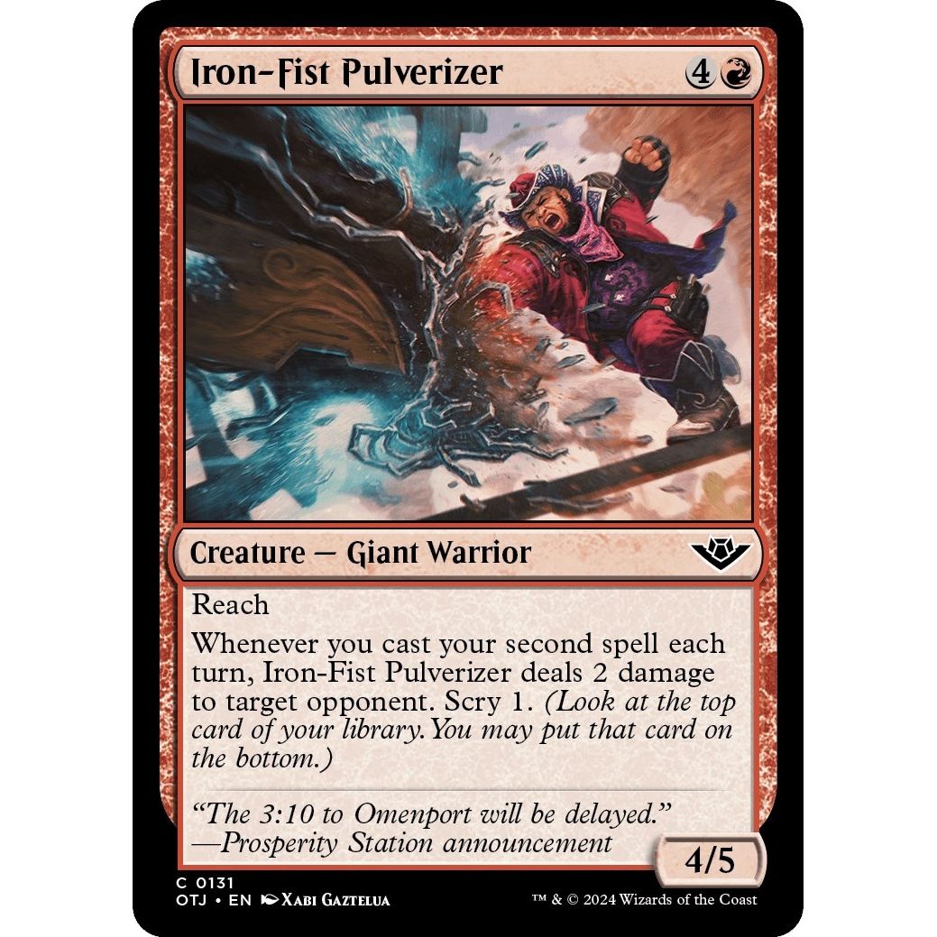 Image for Iron-Fist Pulverizer (131) (OTJ) - Magic: The Gathering