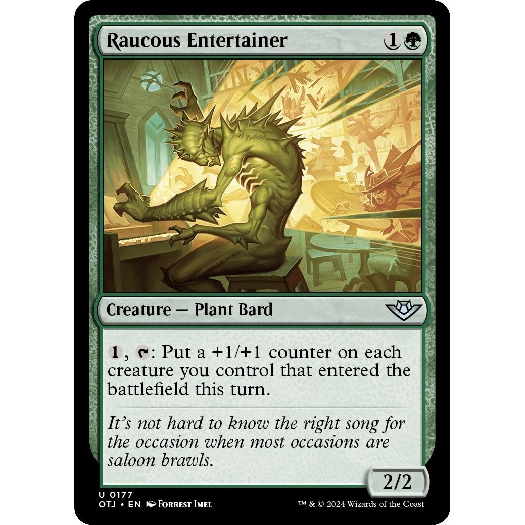 Image for Raucous Entertainer (177) (OTJ) - Magic: The Gathering