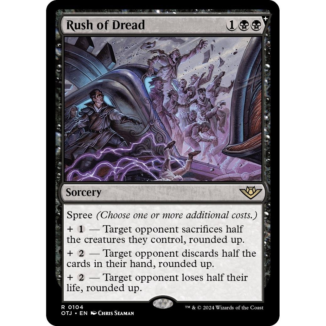 Image for Rush of Dread (104) (OTJ) - Magic: The Gathering