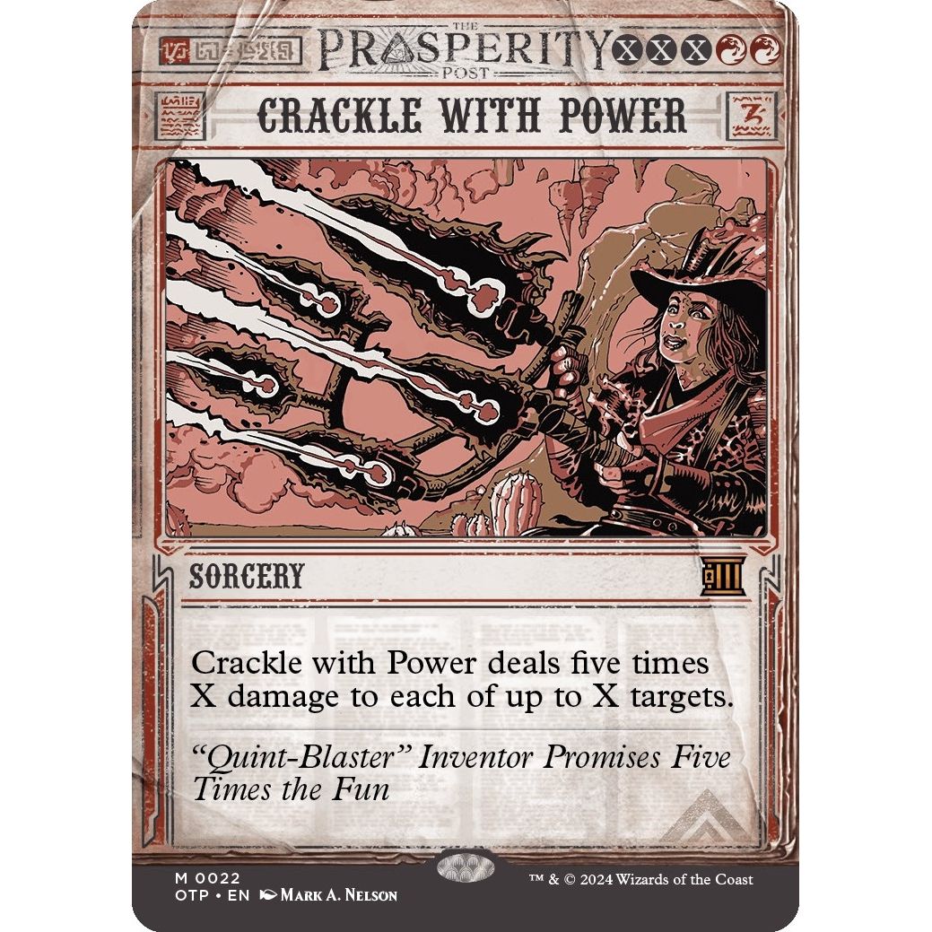 Image for Crackle with Power (22) (OTP) - Magic: The Gathering