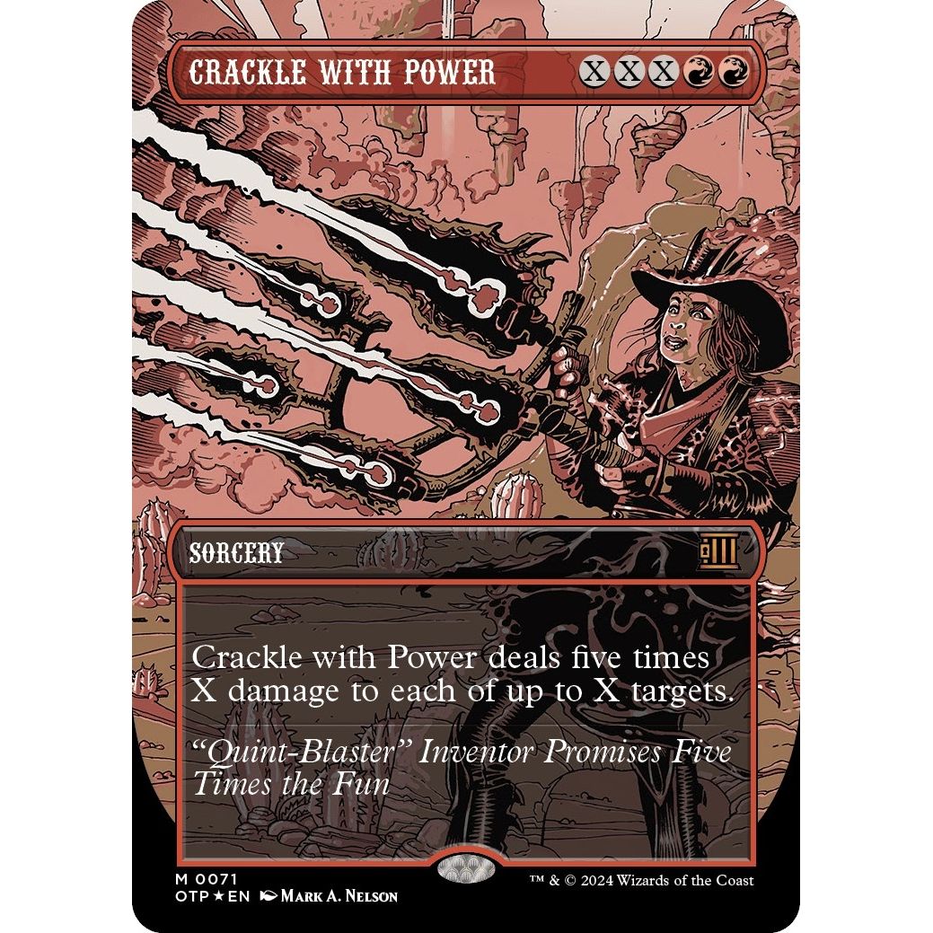 Image for Crackle with Power (Textured Foil) (71) (OTP) - Magic: The Gathering