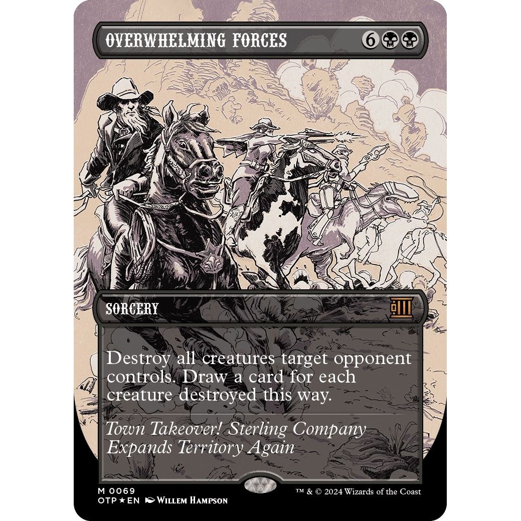 Image for Overwhelming Forces (Textured Foil) (69) (OTP) - Magic: The Gathering