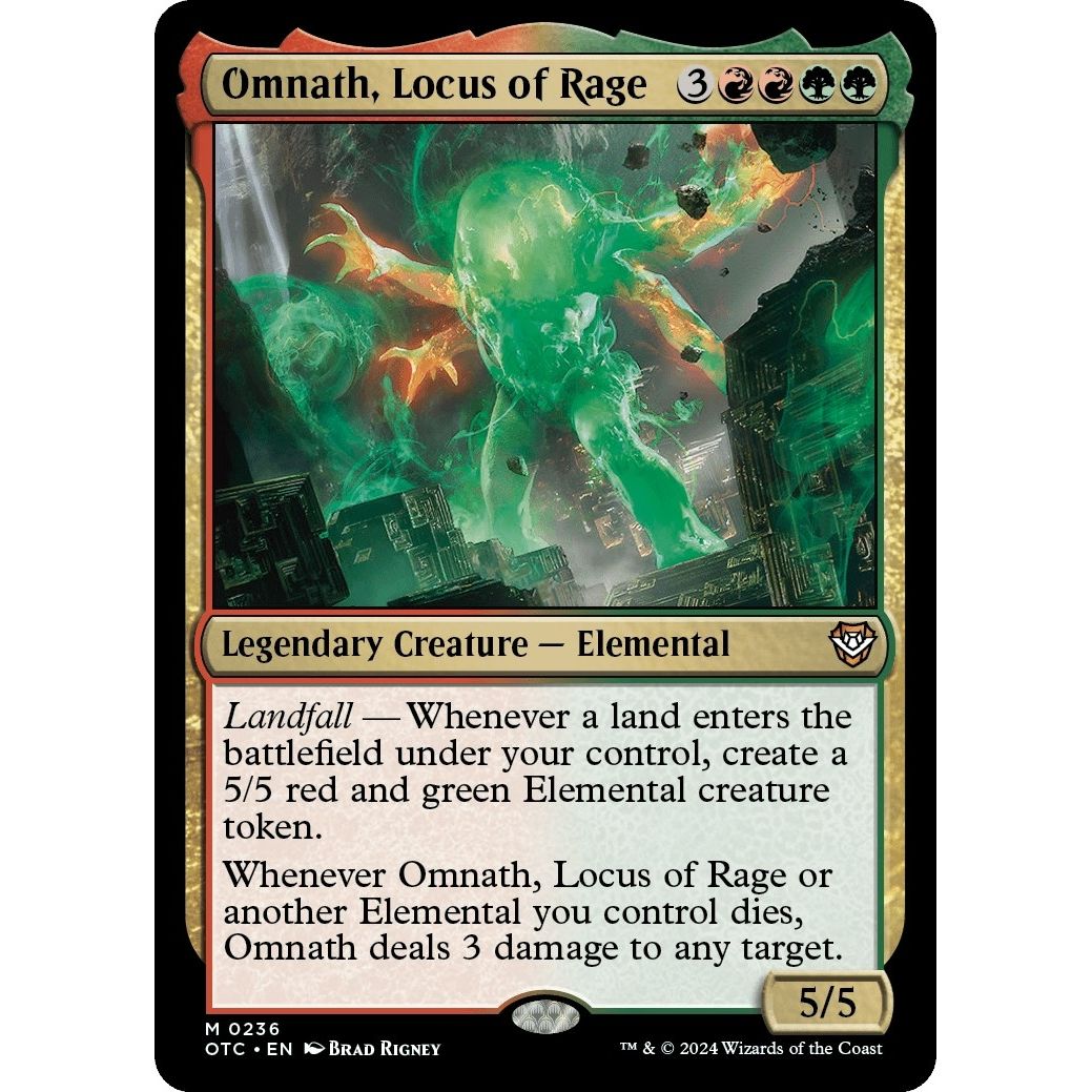 Image for Omnath, Locus of Rage (236) (OTC) - Magic: The Gathering