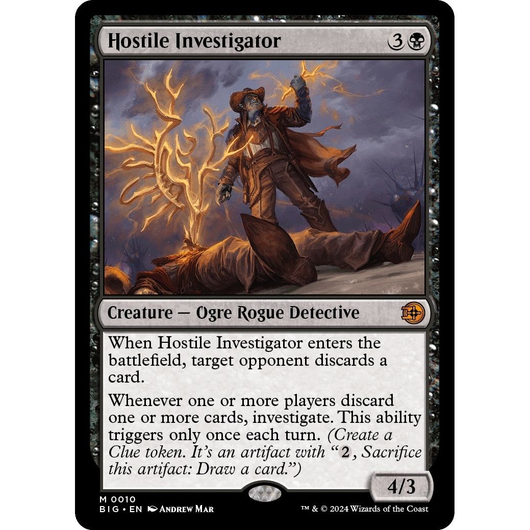 Image for Hostile Investigator (10) (BIG) - Magic: The Gathering