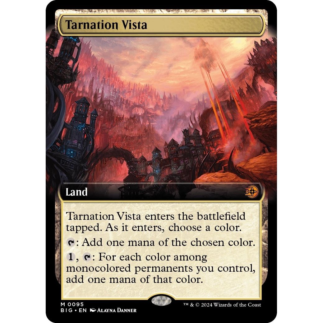 Image for Tarnation Vista (Extended Art) (95) (BIG) - Magic: The Gathering