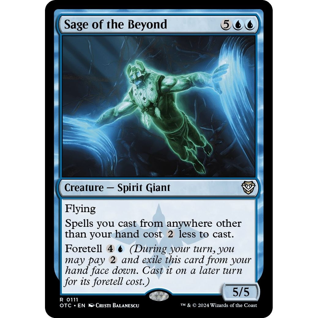 Image for Sage of the Beyond (111) (OTC) - Magic: The Gathering