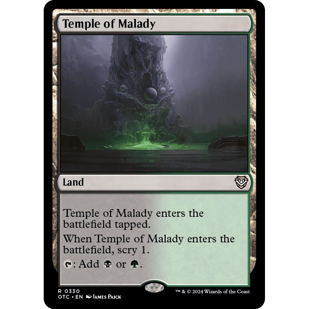 Image for Temple of Malady (330) (OTC) - Magic: The Gathering