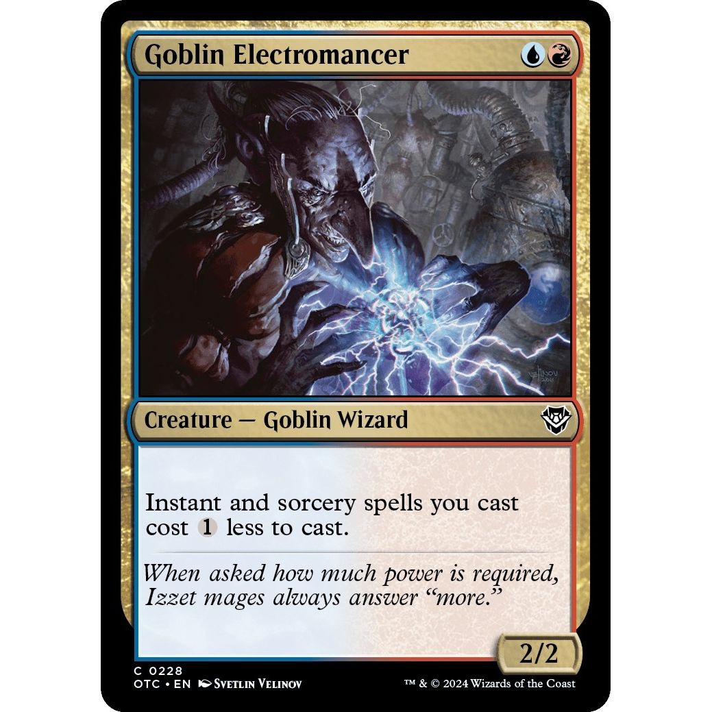 Image for Goblin Electromancer (228) (OTC) - Magic: The Gathering