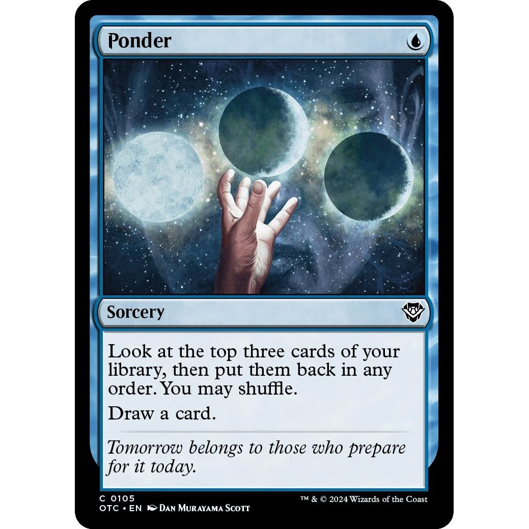 Image for Ponder (105) (OTC) - Magic: The Gathering