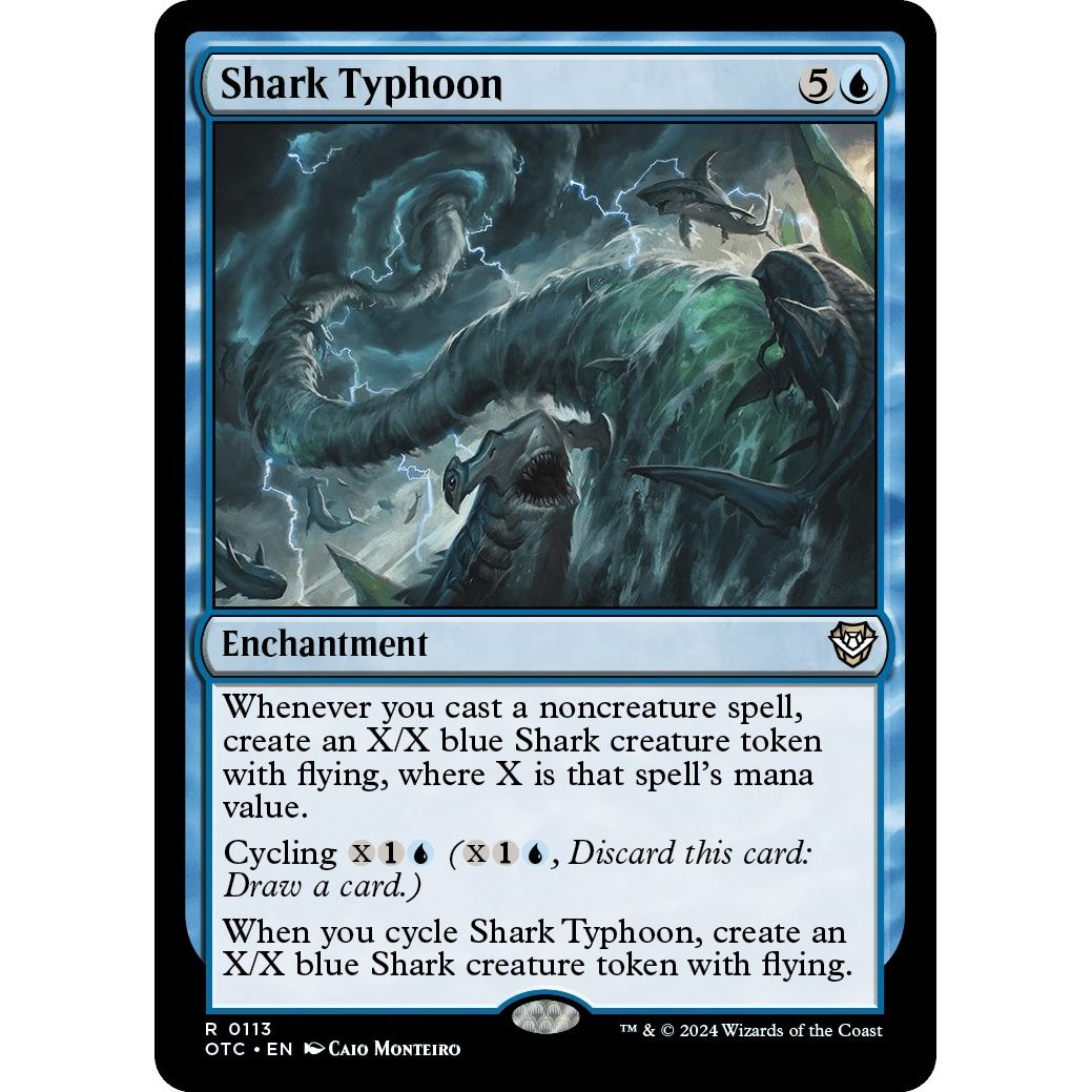 Image for Shark Typhoon (113) (OTC) - Magic: The Gathering