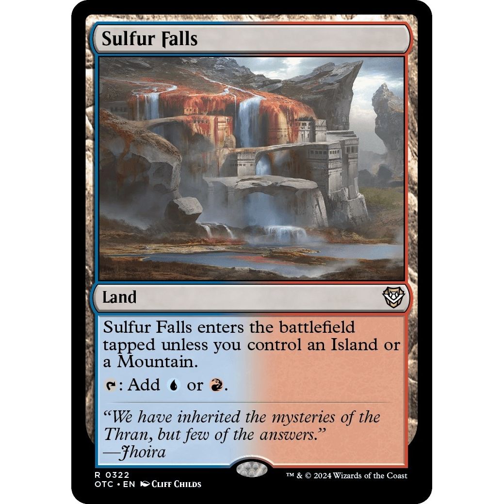 Image for Sulfur Falls (322) (OTC) - Magic: The Gathering