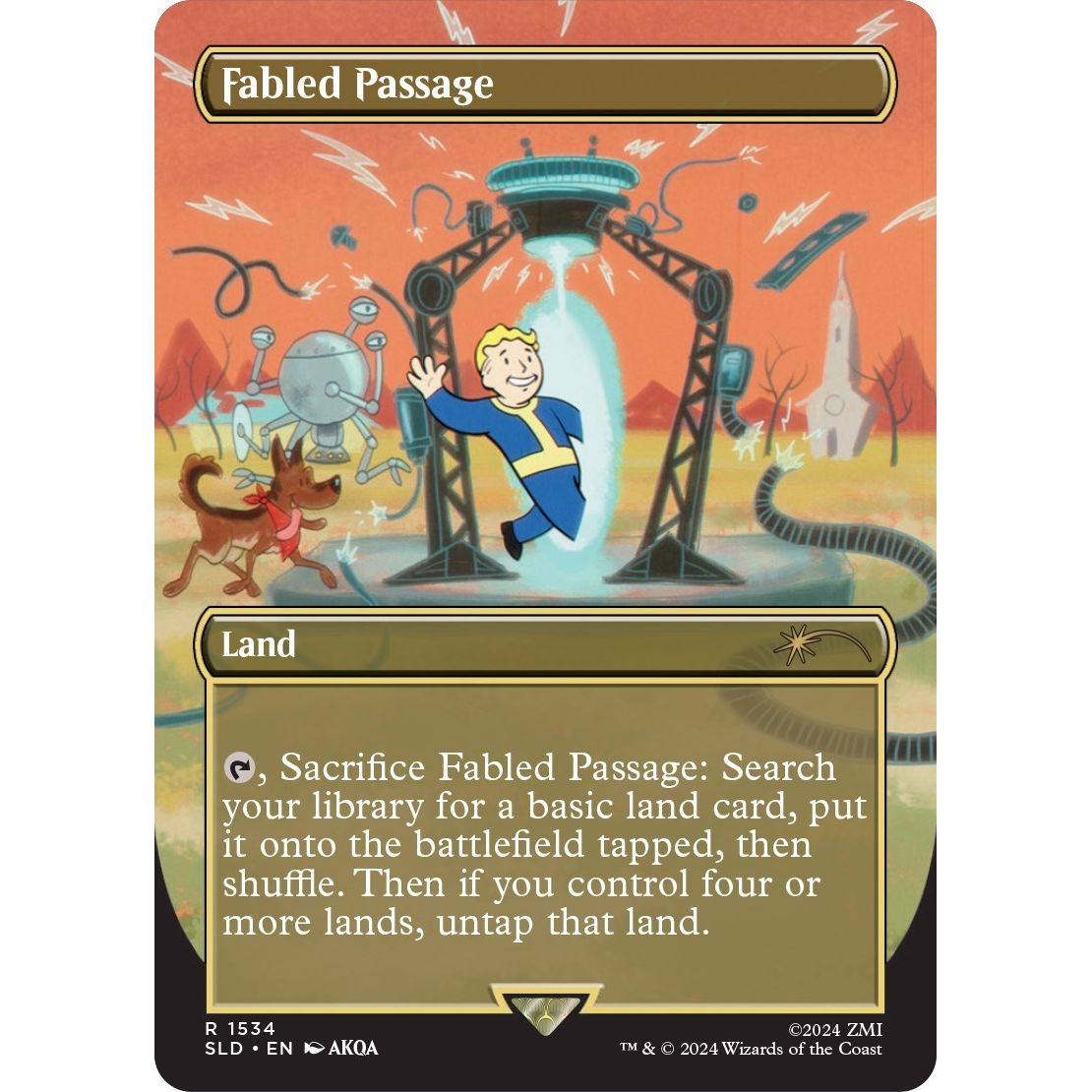 Image for Fabled Passage (1534) (1534) (SLD) - Magic: The Gathering