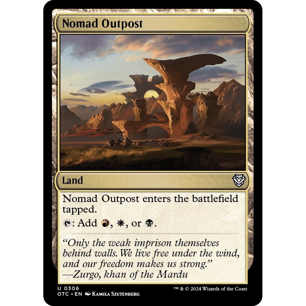 Image for Nomad Outpost (306) (OTC) - Magic: The Gathering