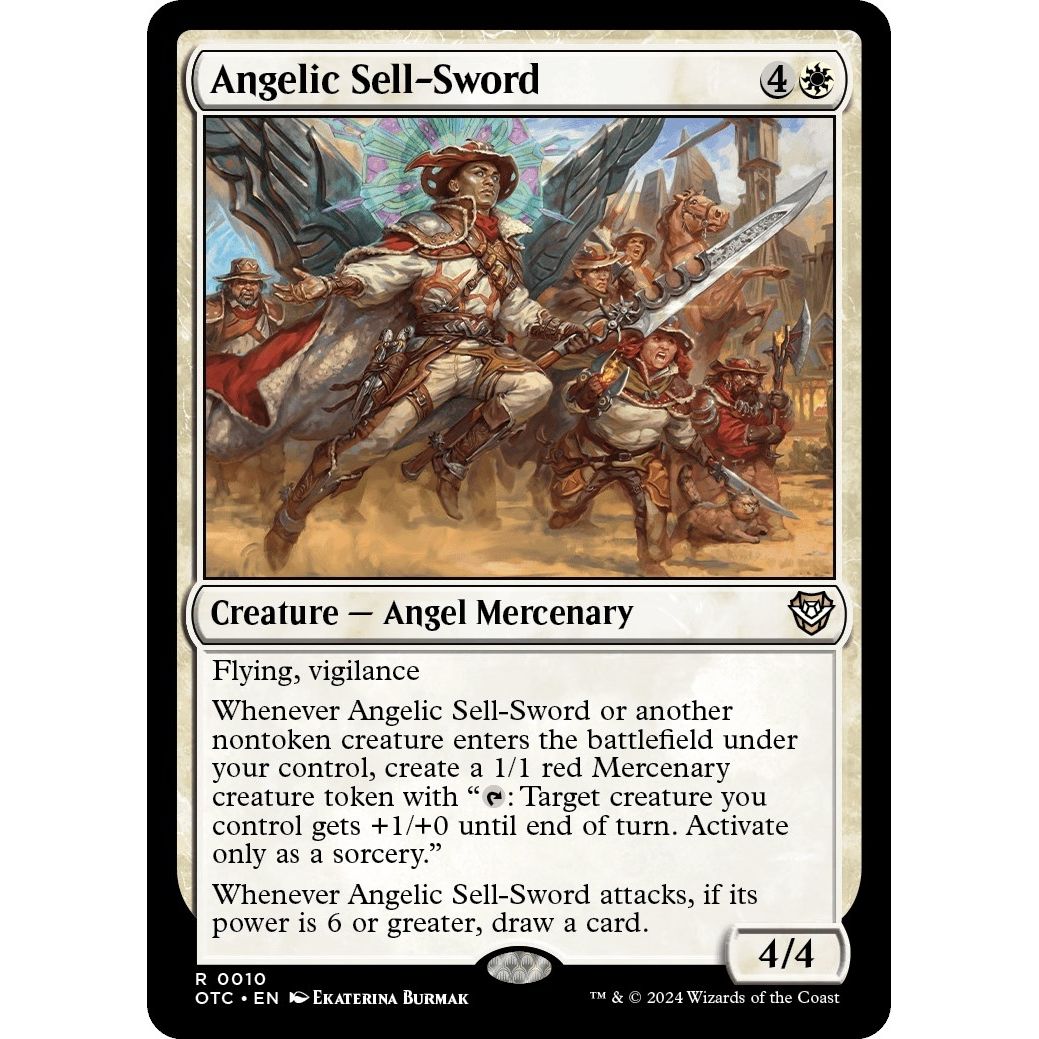 Image for Angelic Sell-Sword (10) (OTC) - Magic: The Gathering