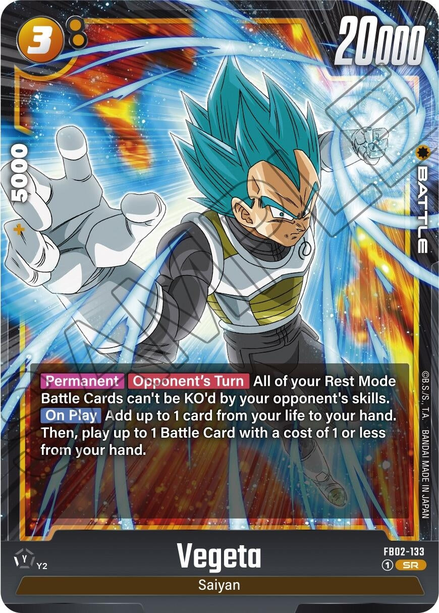 Image for Vegeta - FB02-133 (FB02-133) (FB02) - Dragon Ball Super: Fusion World