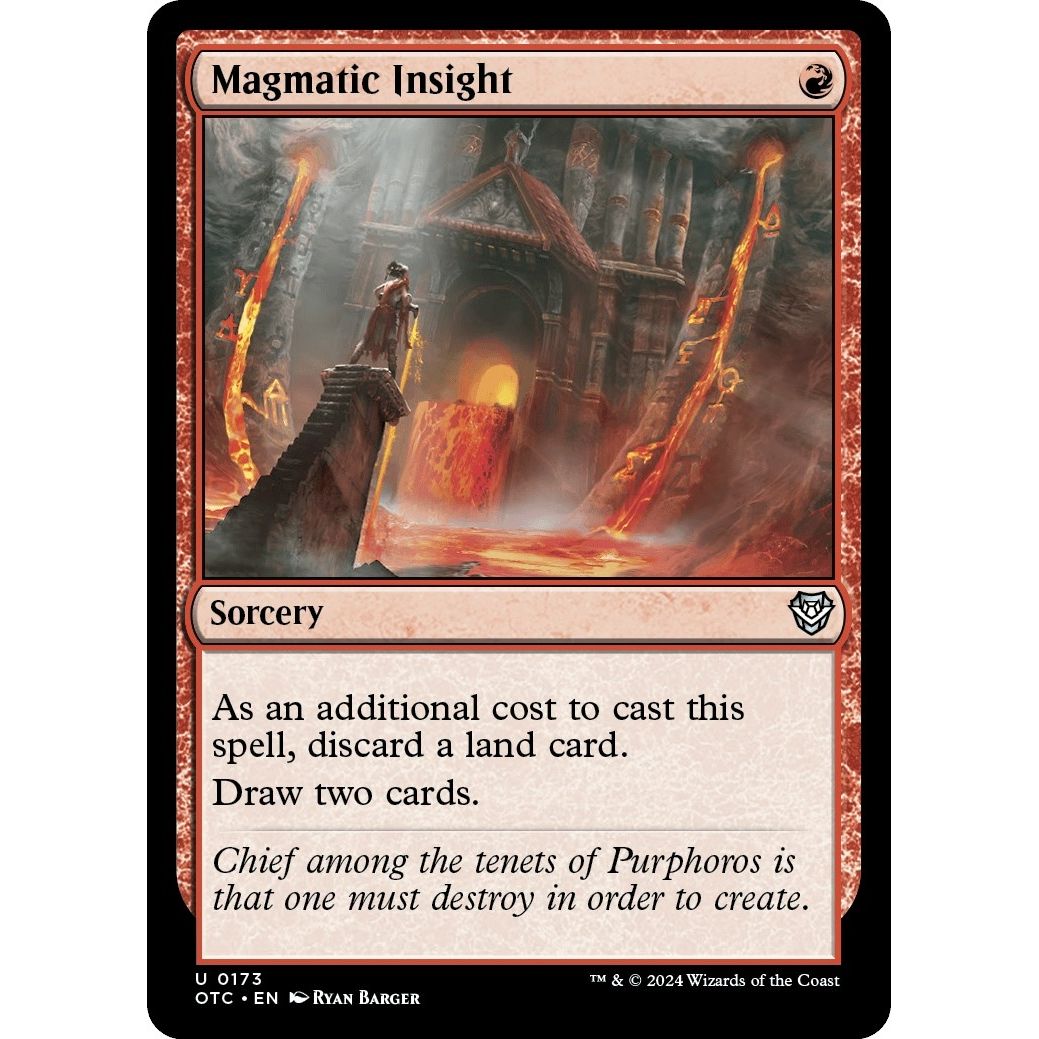 Image for Magmatic Insight (173) (OTC) - Magic: The Gathering