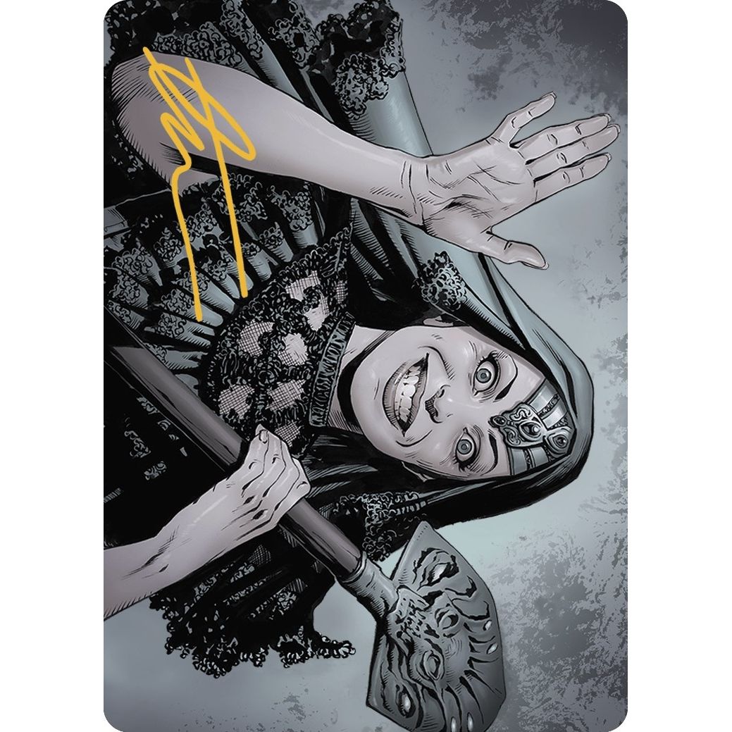Image for Gisa, the Hellraiser Art Card (Gold-Stamped Signature) (51) (ASOTJ) - Magic: The Gathering