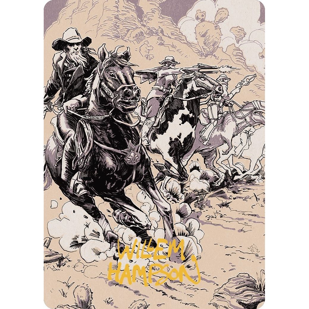 Image for Overwhelming Forces Art Card (Gold-Stamped Signature) (40) (ASOTJ) - Magic: The Gathering