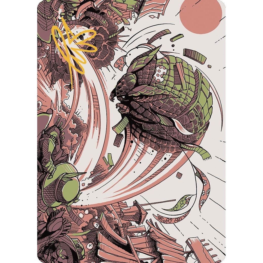 Image for Savage Smash Art Card (Gold-Stamped Signature) (47) (ASOTJ) - Magic: The Gathering